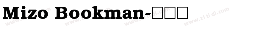 Mizo Bookman字体转换